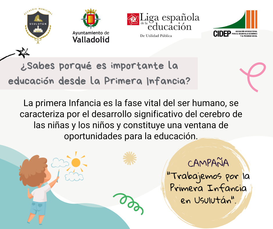 CIDEP lanza campaña “Trabajemos por la Primera Infancia en Usulután”